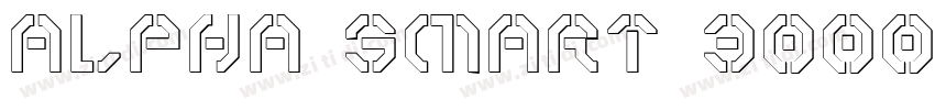 alpha smart 3000字体转换